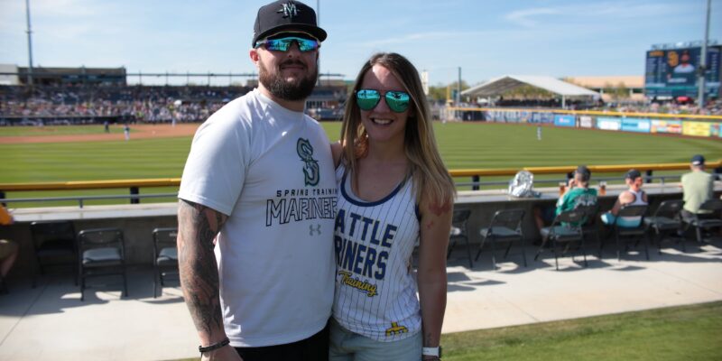 Seattle Mariners Fans Spring Training Peoria Sports Complex